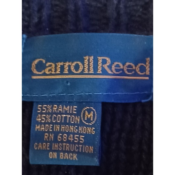 Carroll Reed Women Cotton Blend Cable Knit Pullover Long Sleeve Sweater Sz M - Picture 9 of 9